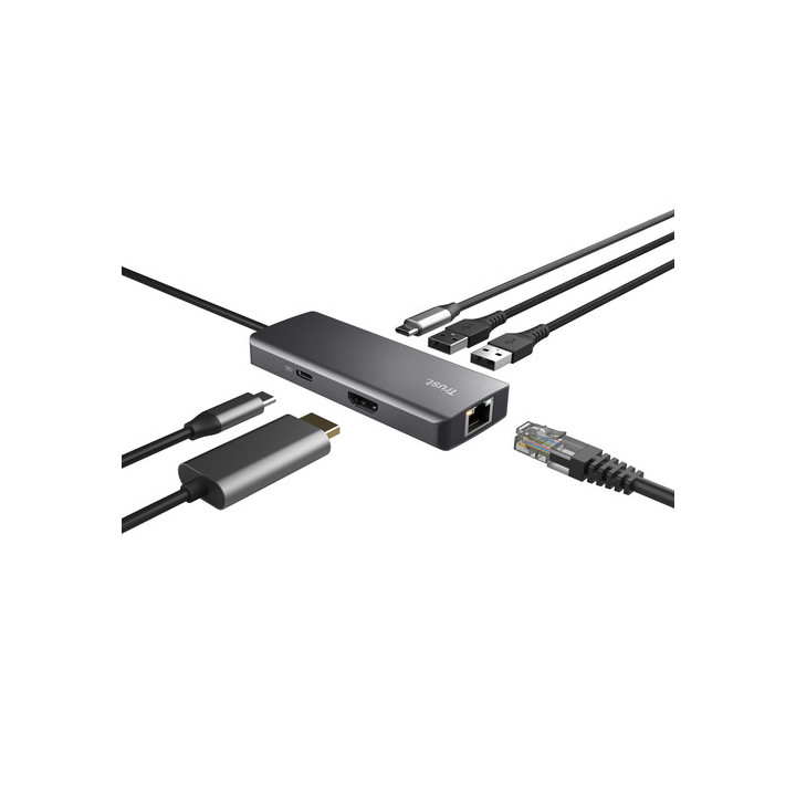 Adaptateur DALYX USB-C 6 en 1 - 24968 | Trust 
