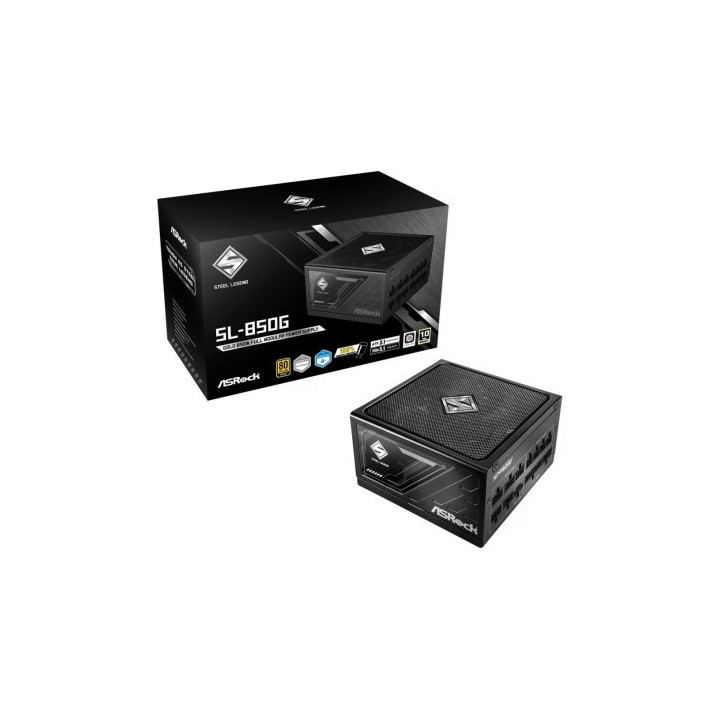 Steel Legend SL-850G - 850W - 80+ Gold - Noir - 90UXS085GFEAAA | ASRock 