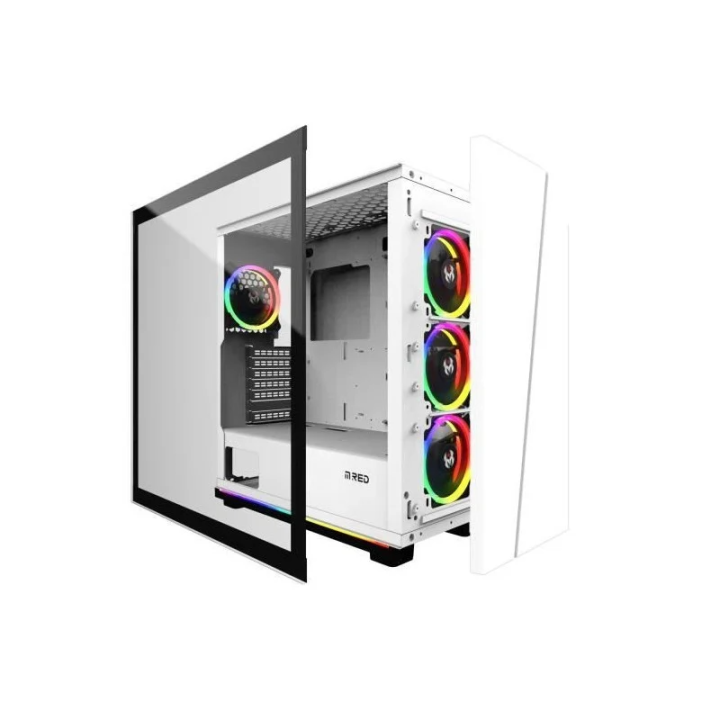 WHITE DESTROYER Strip-G - ARGB - MT - ATX - MR005S | M.RED 