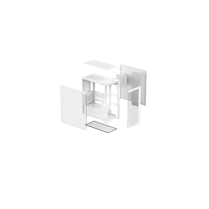 CG580 4F Blanc - MT - Sans Alim - ATX - RCG580WHADA4G1 | Deepcool 