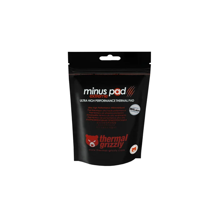 Pad Thermique Minus Pad Extreme 100x100x1,5mm - TGMPE10010015R | Thermal Grizzly 