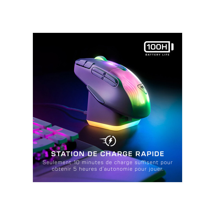 Kone XP Air - Sans fil - Bluetooth - RGB - Blanc - TBM110115 | Turtle Beach 