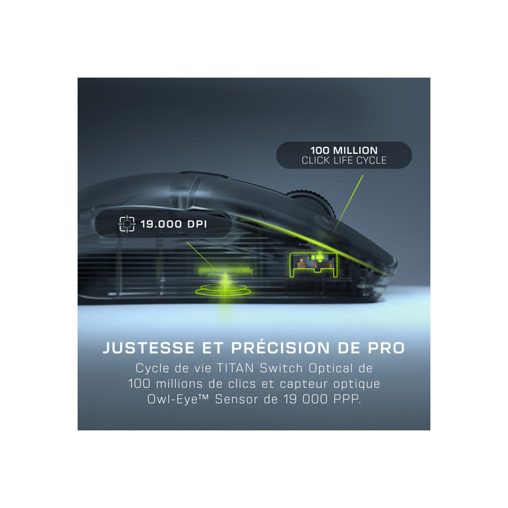 Kone XP Air - Sans fil - Bluetooth - RGB - Blanc - TBM110115 | Turtle Beach 