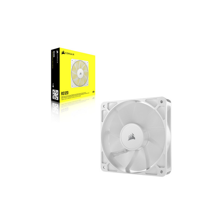 RS120 PWM 120 mm - Blanc - CO9050192WW | Corsair 