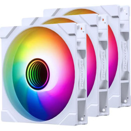 M25 Gen2 PWM Blanc Reverse Blade (3x140mm) D-RGB - PHF140M25R_G2_DWT01_3P | Phanteks 