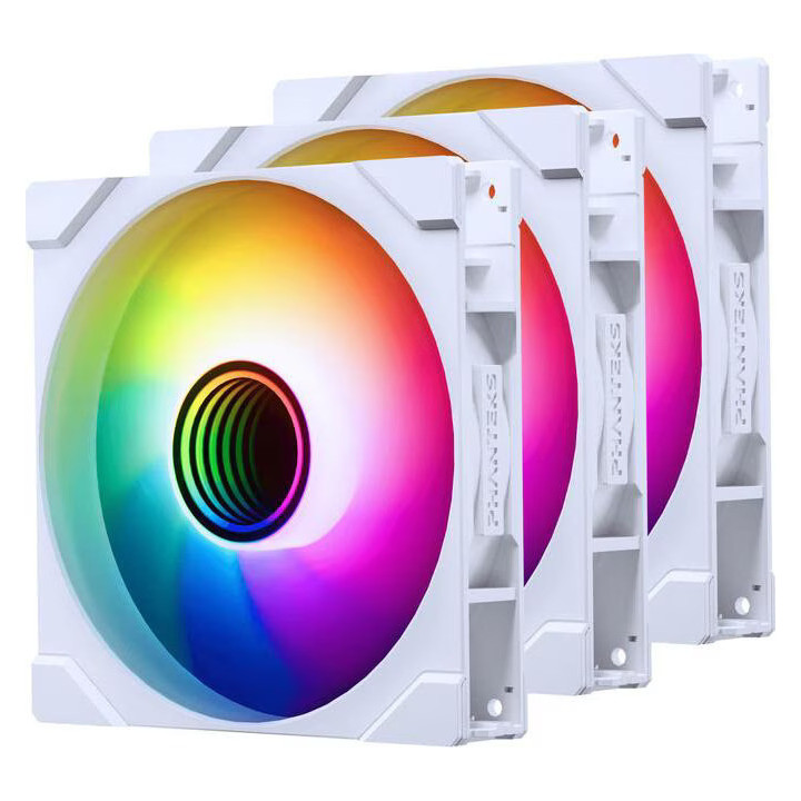 M25 Gen2 PWM Blanc Reverse Blade (3x140mm) D-RGB - PHF140M25R_G2_DWT01_3P | Phanteks 