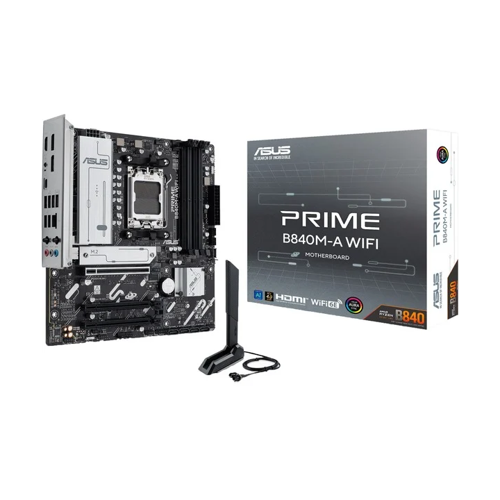 PRIME B840M-A WIFI - B840 - AM5 - DDR5 - mATX - 90MB1J20M0EAY0 | Asus 