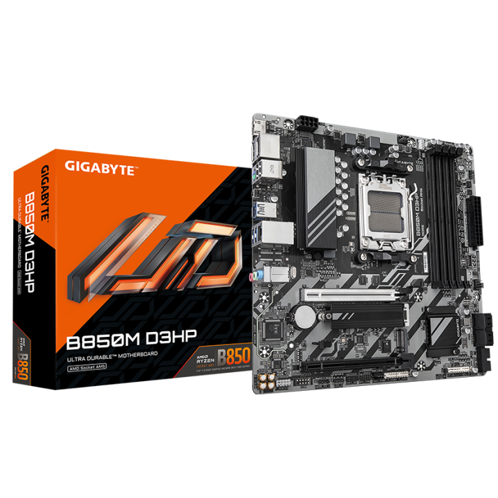 B850M D3HP - B850 - AM5 - DDR5 - mATX - B850MD3HP | Gigabyte 