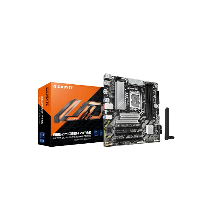 B860M DS3H WIFI6E - B860 - LGA1851 - DDR5 - mATX - B860MDS3HWIFI6E | Gigabyte 