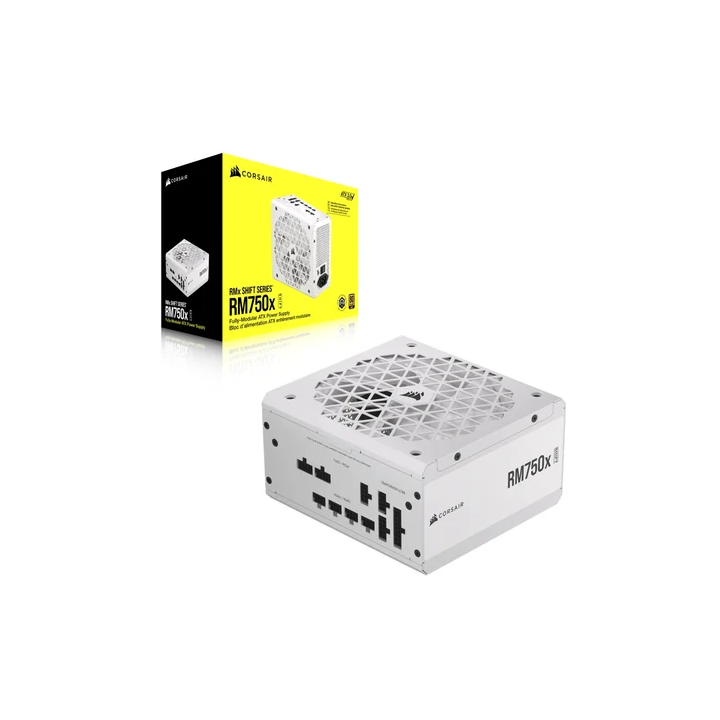 ATX 750W - RM750x Shift White 80+ GOLD F Mod. - CP9020273EU | Corsair 