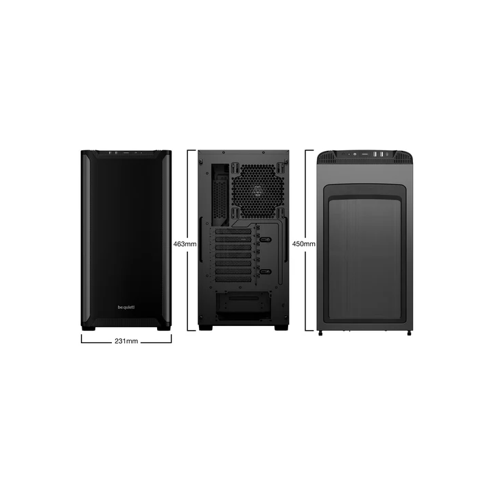 PURE BASE 501 Noir - MT - SansAlim - ATX - BG073 | be quiet! 
