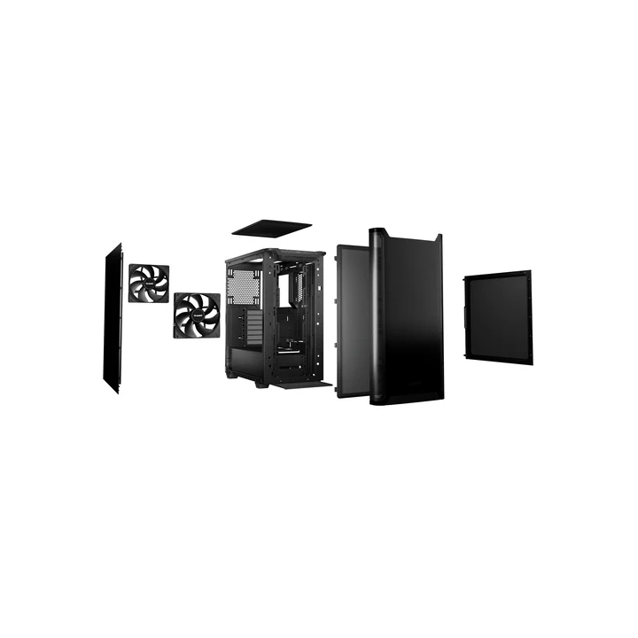 PURE BASE 501 Noir - MT - SansAlim - ATX - BG073 | be quiet! 