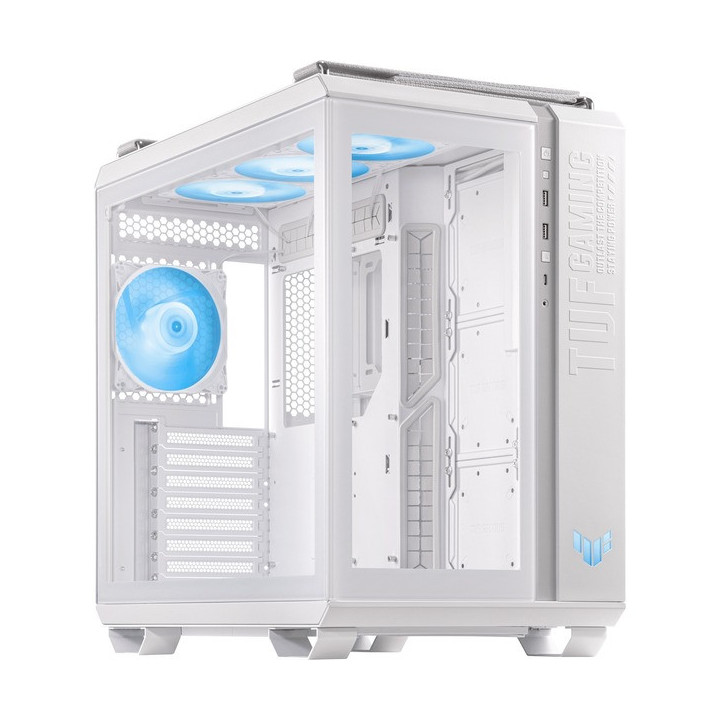 TUF Gaming GT502 Plus TG Blanc - MT - Sans Alim - ATX - 90DC0093B19000 | Asus 
