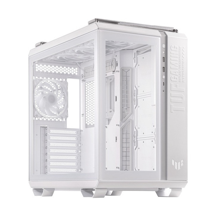 TUF Gaming GT502 Plus TG Blanc - MT - Sans Alim - ATX - 90DC0093B19000 | Asus 