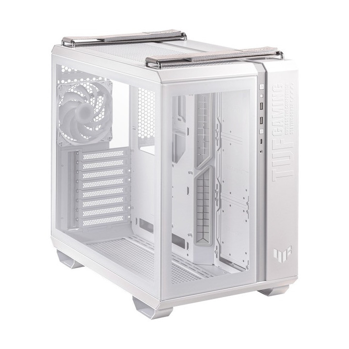TUF Gaming GT502 Plus TG Blanc - MT - Sans Alim - ATX - 90DC0093B19000 | Asus 