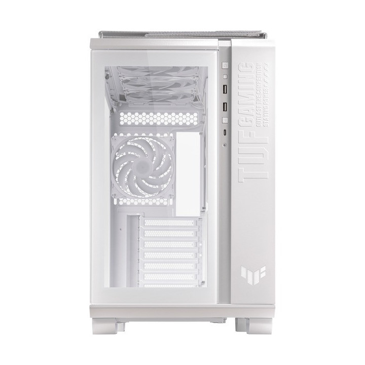 TUF Gaming GT502 Plus TG Blanc - MT - Sans Alim - ATX - 90DC0093B19000 | Asus 