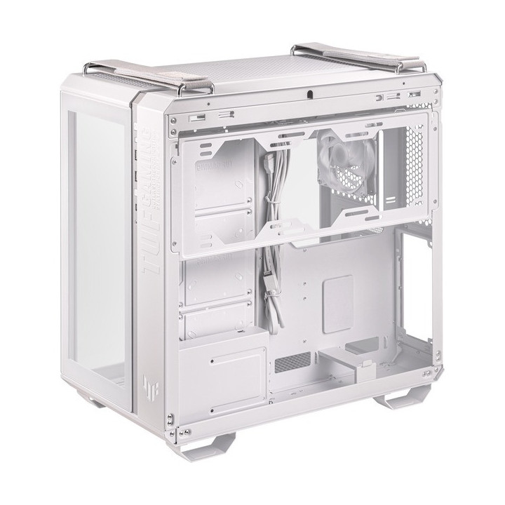 TUF Gaming GT502 Plus TG Blanc - MT - Sans Alim - ATX - 90DC0093B19000 | Asus 