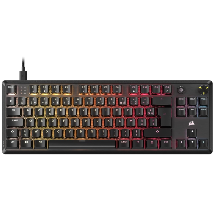 K70 Core TKL - Noir - RGB - Filaire - MLX RED - CH911911EFR | Corsair 