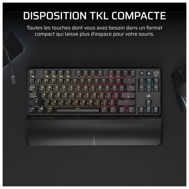 K70 CORE TKL - Noir - CH914901EFR | Corsair 